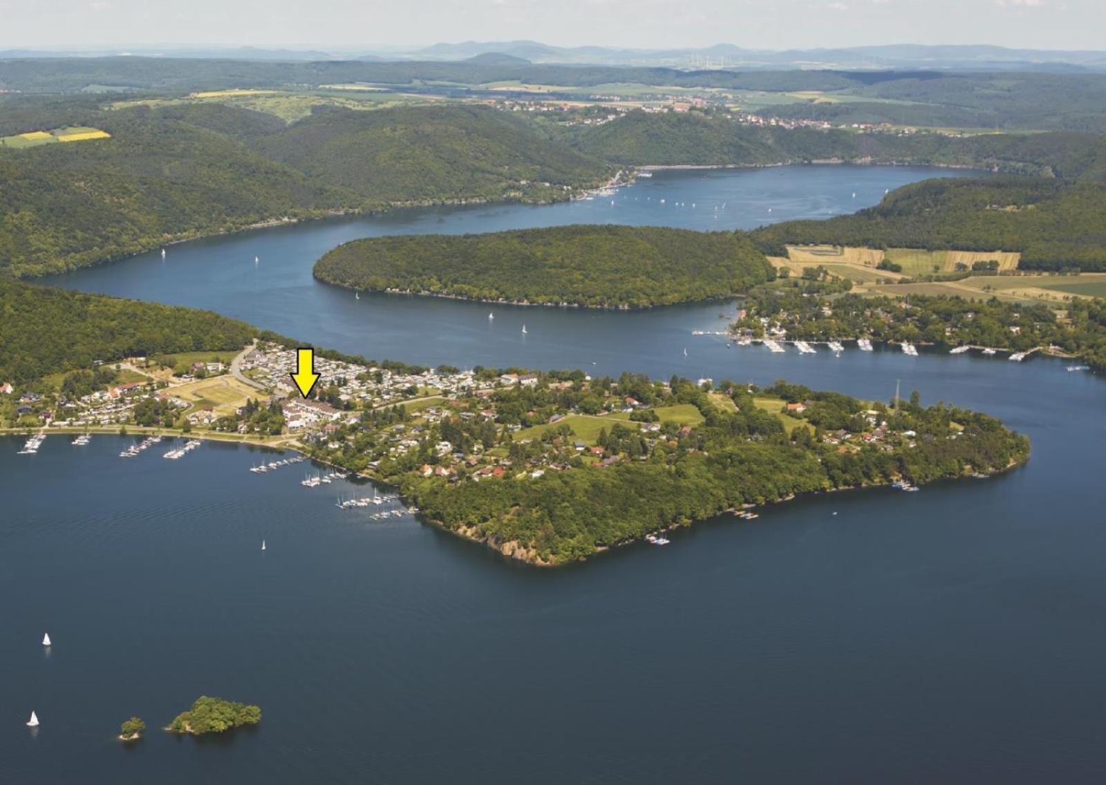 Seeblick Geniessen In Schoener Fewo Am Edersee Scheid  Dış mekan fotoğraf